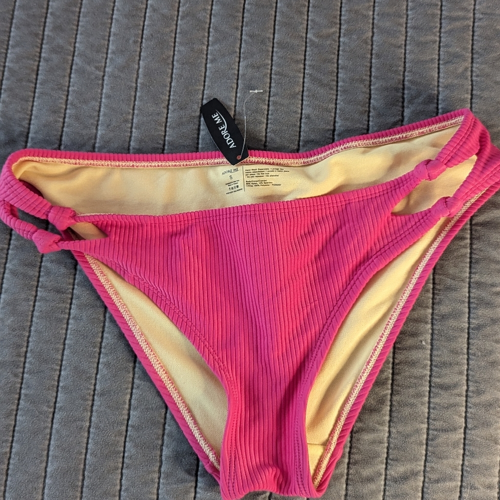 Pink bikini bottoms